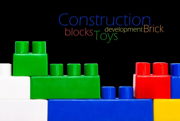 Műanyag építőipari blokkok — Stock Fotó