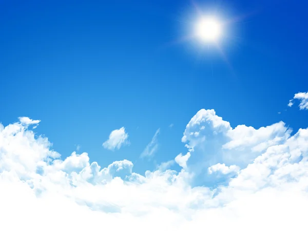 Blue sky background — Stock Photo, Image