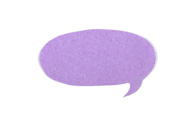 Paper thought or speech bubble — Stock Photo, Image