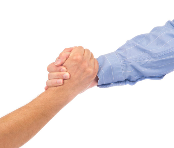 Businesspeople shaking hands