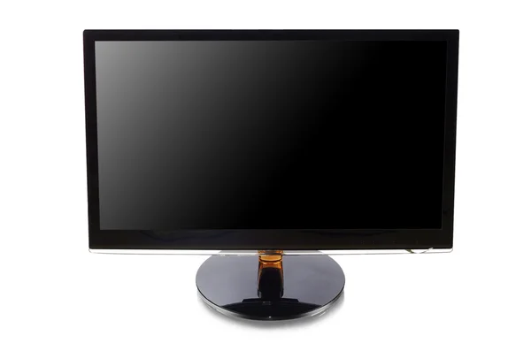Počítačový monitor izolované na bílém — Stock fotografie