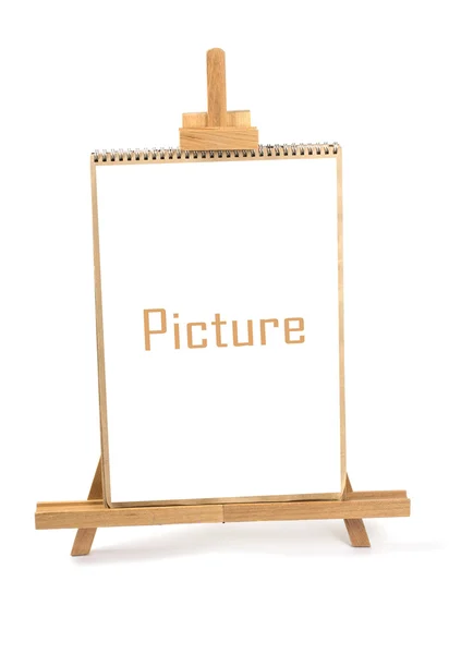 Artist easel and frame — Stock Photo, Image