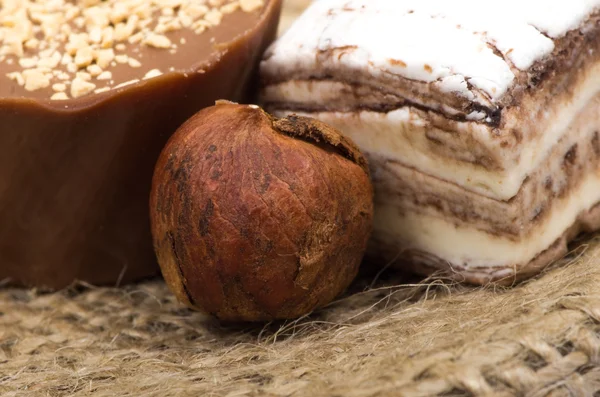 Frutos secos y dulces — Foto de Stock