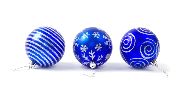 ब्लू ख्रिसमस चेंडू — स्टॉक फोटो, इमेज