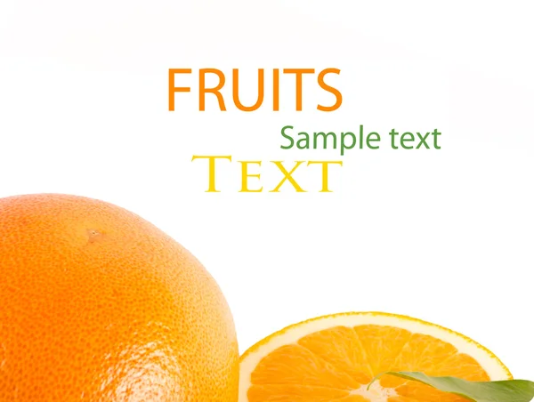 Naranjas con copyspace — Foto de Stock