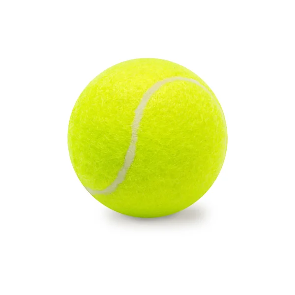 Tennisbal geïsoleerd op wit — Stockfoto