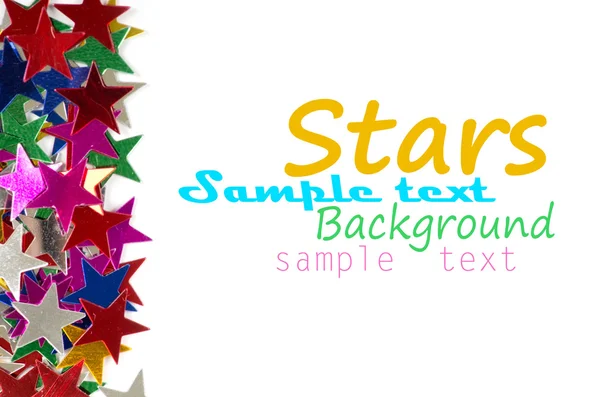 Colored stars background — Stock Photo, Image