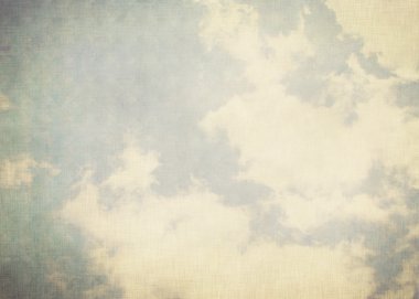 Vintage gökyüzü arka plan, doku gökyüzü tabanı ile.