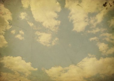 Vintage gökyüzü arka plan, doku gökyüzü tabanı ile.