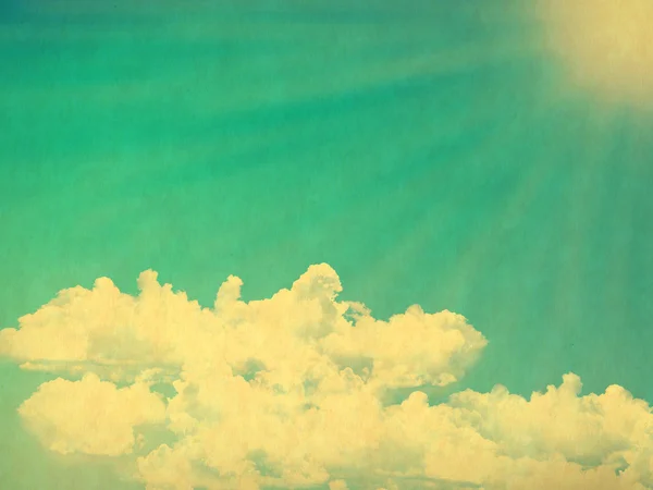 Imagem retro do céu nublado — Fotografia de Stock