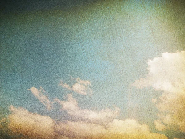 बादल आकाश की रेट्रो छवि — स्टॉक फ़ोटो, इमेज