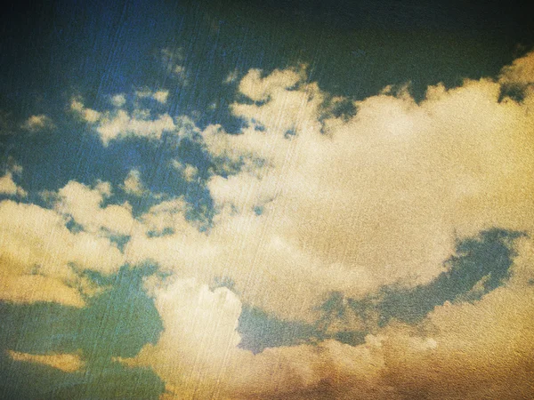 Imagen retro del cielo nublado — Foto de Stock