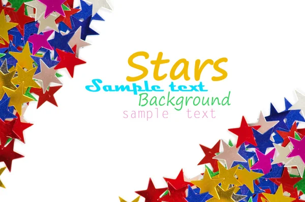 Colored stars background — Stock Photo, Image