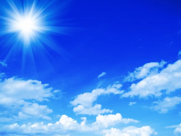Blue sky background — Stock Photo, Image
