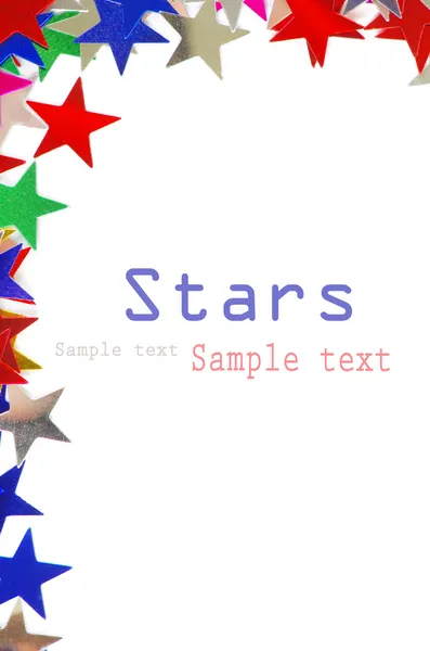 Colored stars background — Stock Photo, Image