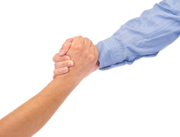 Businesspeople shaking hands