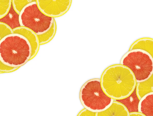 Abstraktní pozadí citrusové řezy. — Stock fotografie