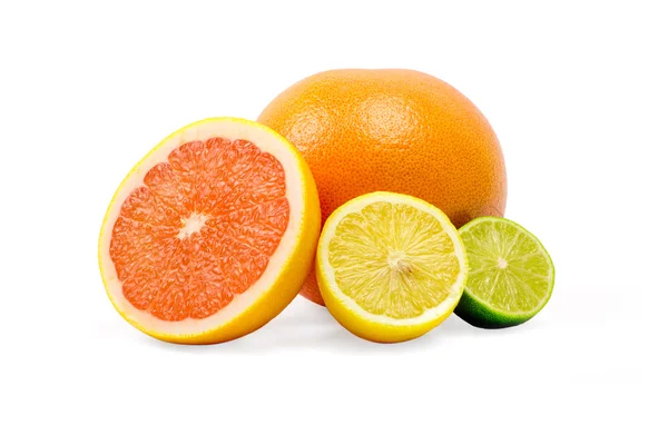 Immagine di una calce fresca, limone e arancia — Foto Stock