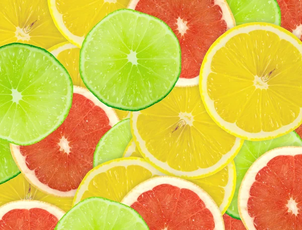 Abstract background of citrus slices — Stock Photo, Image