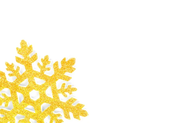 Звезда украшения елки изолированы на белом фоне — стоковое фото