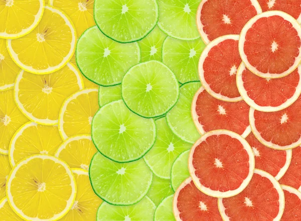 Abstracte achtergrond van citrus segmenten — Stockfoto