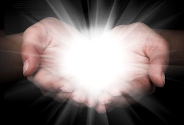 tutuşup ile parlayan ışıklar açık