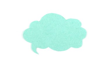 düşünce, konuşma balonu kağıt