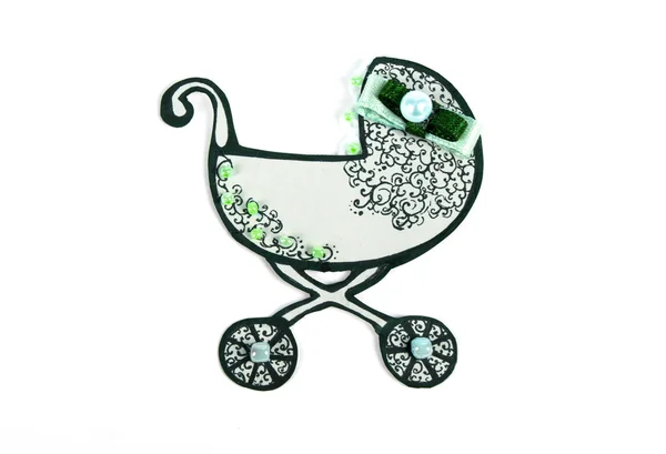 Decorative pram — Stock Photo, Image