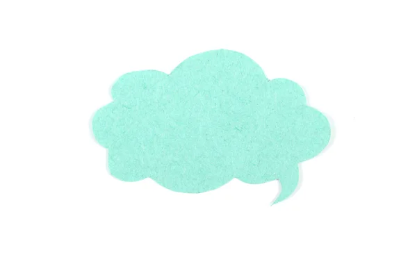 Paper thought, speech bubble — Stock Photo, Image