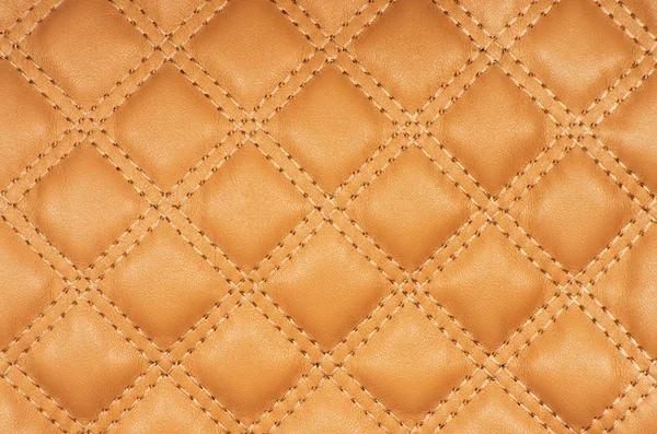 Sepia picture of genuine leather upholstery — Stock Photo, Image