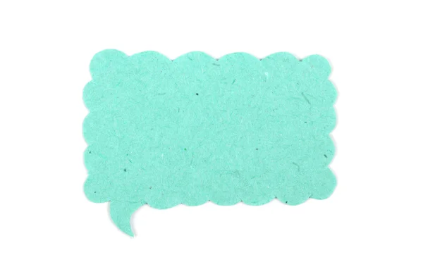 Paper thought or speech bubble — Stock Photo, Image