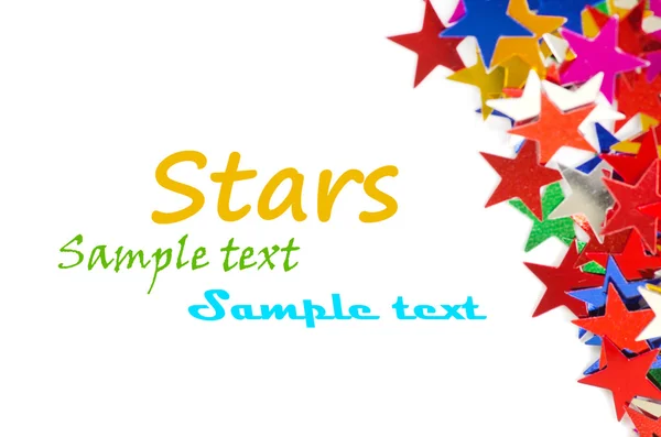 Estrelas coloridas fundo para o seu texto na foto, e outros . — Fotografia de Stock