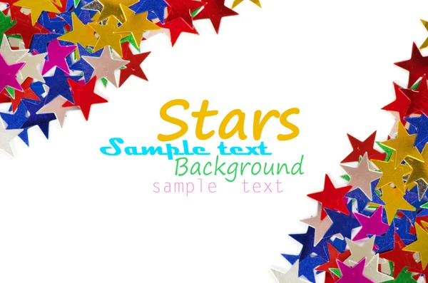 Colored stars background — Stock Photo, Image