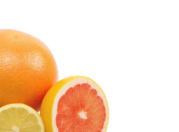 Immagine di una calce fresca, limone e arancia — Foto Stock