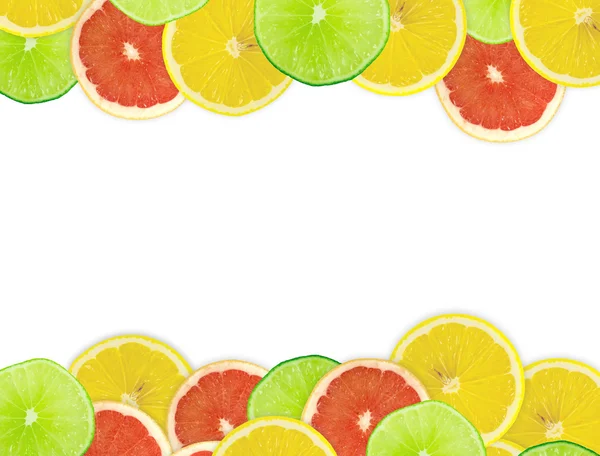 Abstrakt bakgrund av citrus skivor — Stockfoto