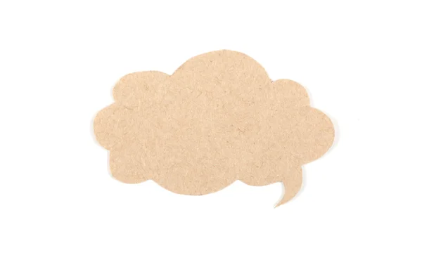 Paper thought, speech bubble — Stock Photo, Image