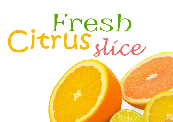 Färska citrusfrukter — Stockfoto