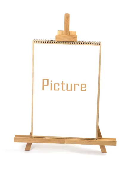 Artist easel and frame — Stock Photo, Image