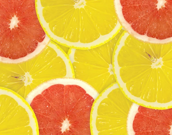 Abstract background of citrus slices. — Zdjęcie stockowe