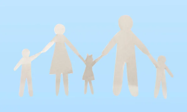 Paper family — Stock Photo, Image