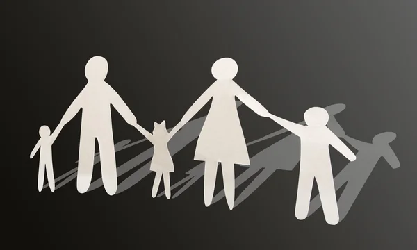 Paper family — Stock Photo, Image