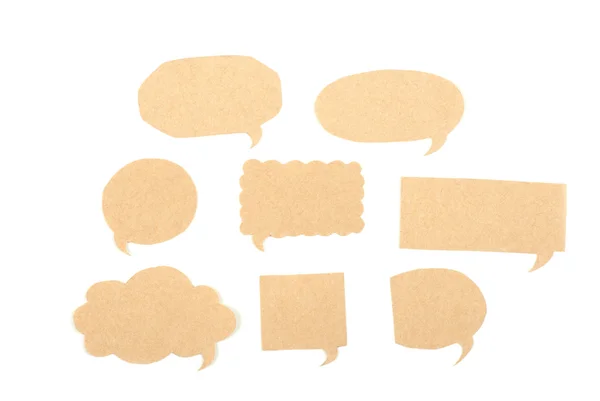 Paper thought or speech bubble — Stock Photo, Image