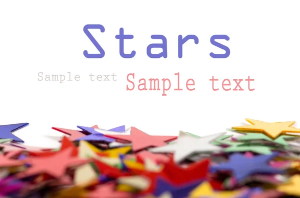 Colored stars background — Stock Photo, Image