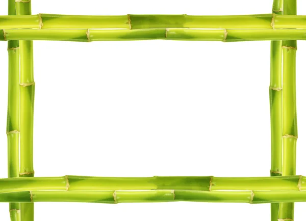 Cadre en bambou composé de tiges — Photo