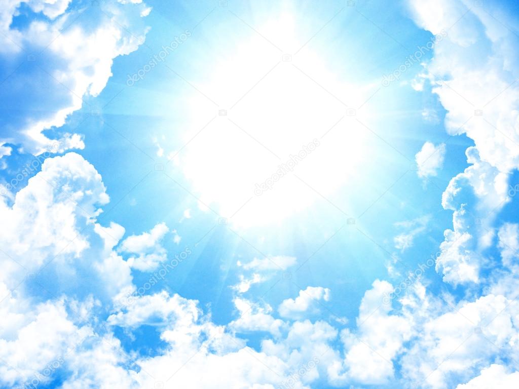 sky with sun