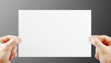 Kağıt tutan eller