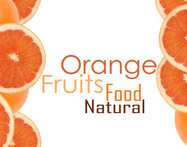 portakal dilimleri çerçeve