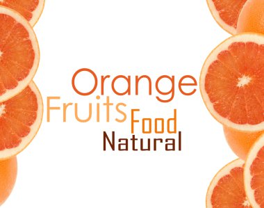 portakal dilimleri çerçeve