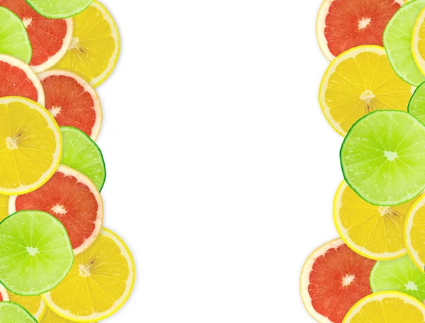 Abstract background of citrus slices — Stock Photo, Image