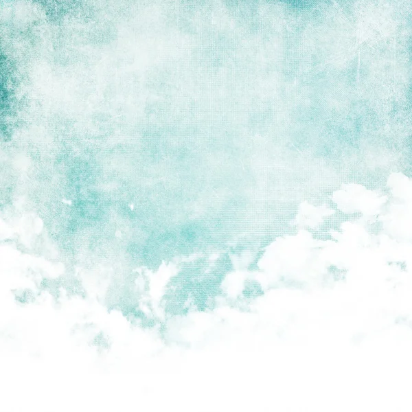 Colore dell'acqua come nuvola su sfondo carta vecchia texture — Foto Stock